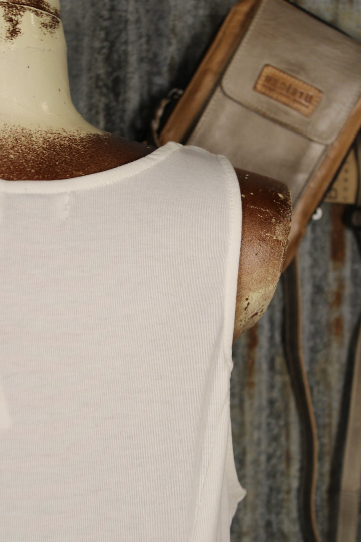 Country Charm Ivory Tunic Tank