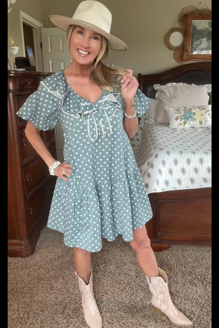 Sweet Tea And Polka Dots Dress