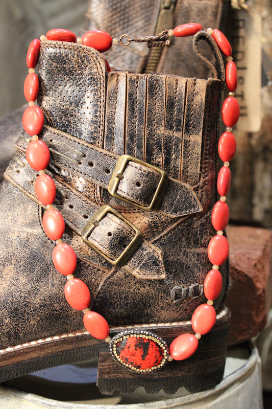 Rustler's Ruby Necklace