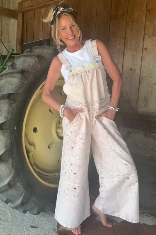 Sweet Blush Overalls