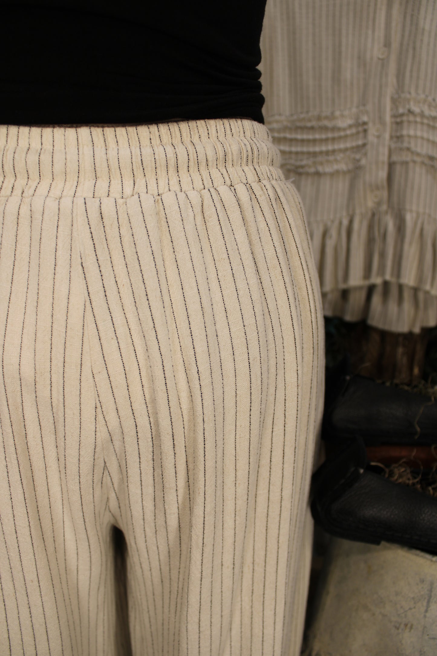 Keepsake Stripe Ruffle Pants