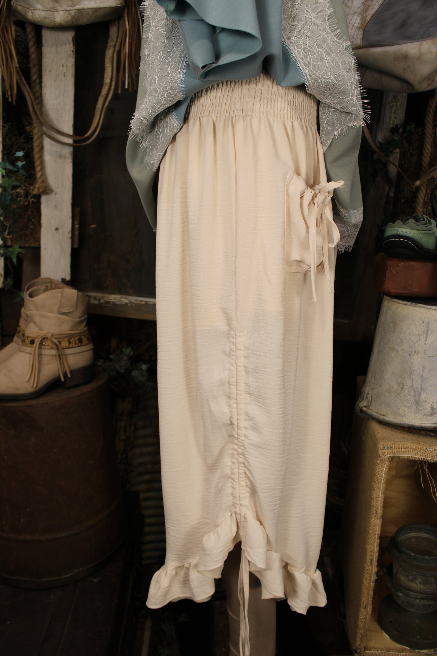 Cloverfield Cream Bloomer Pants