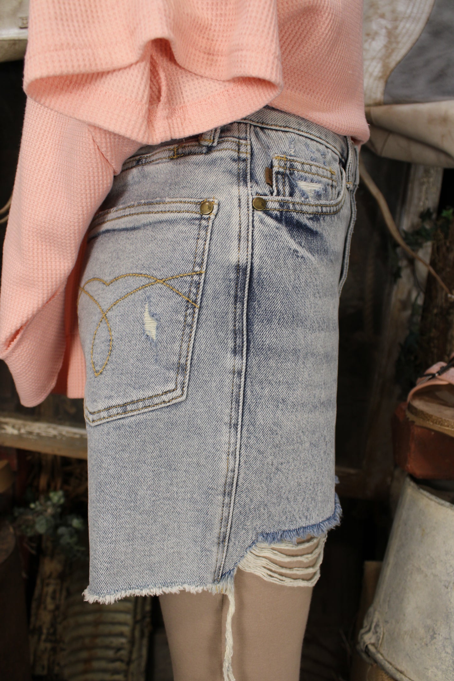Distressed Magic Pocket Judy Blue Shorts