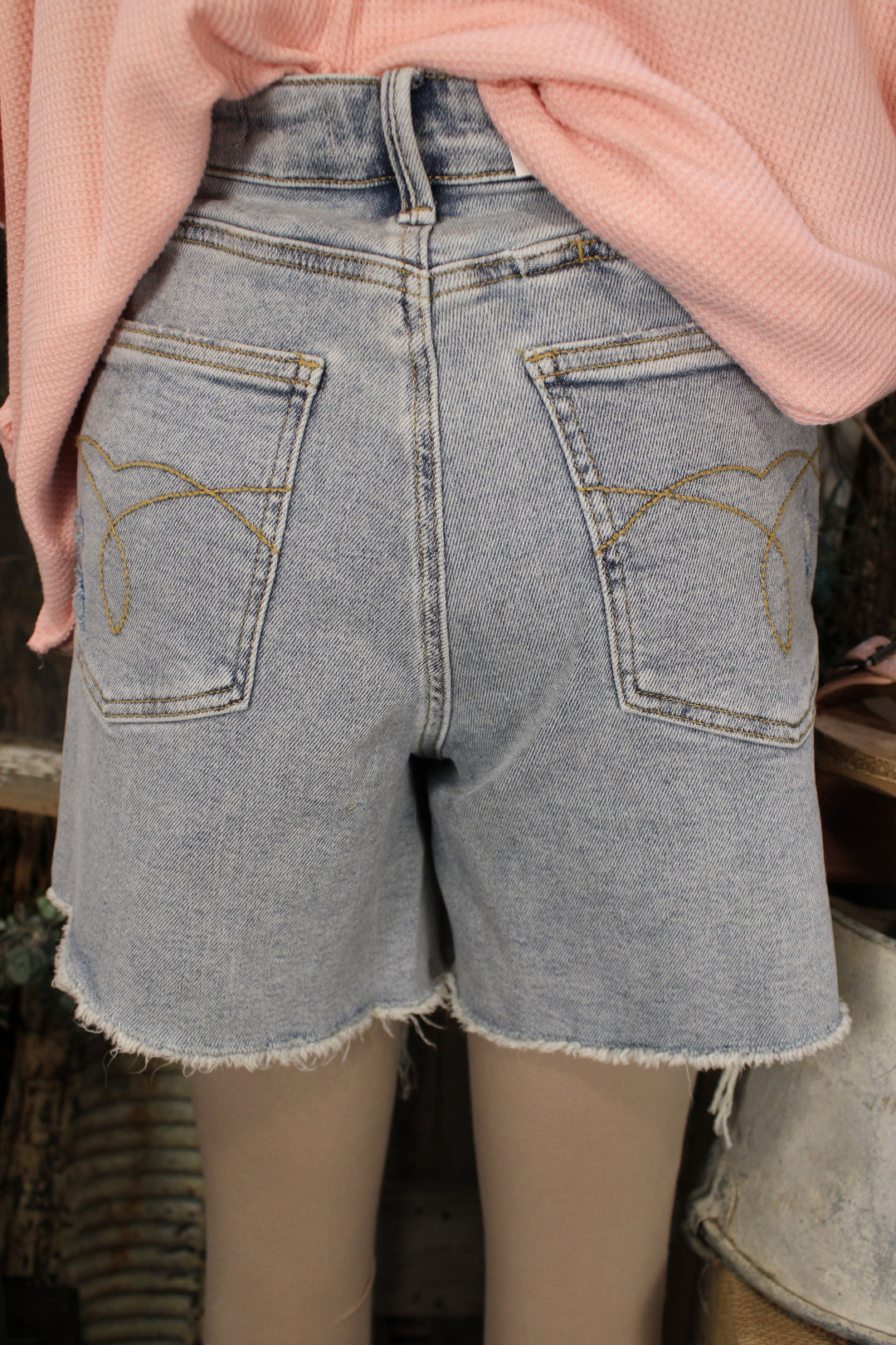 Distressed Magic Pocket Judy Blue Shorts