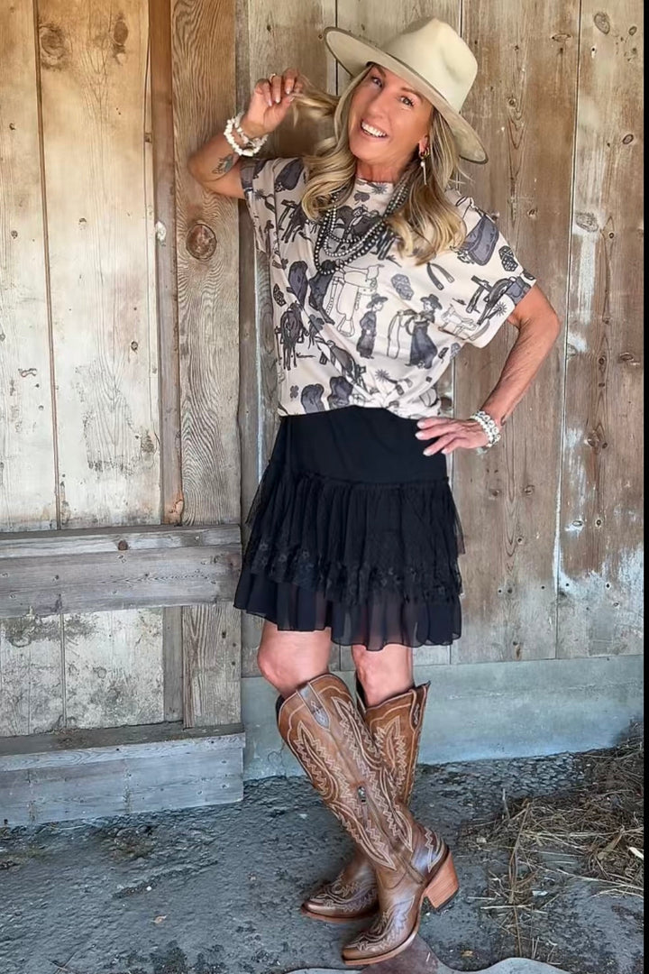 Lucky Draw Western Top