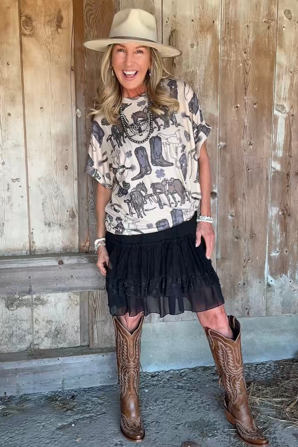 Lucky Draw Western Top