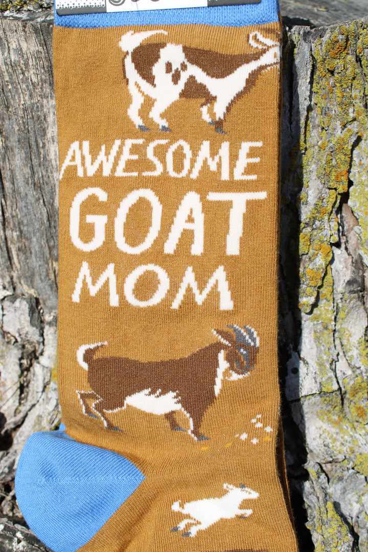 Awesome Goat Mom Socks