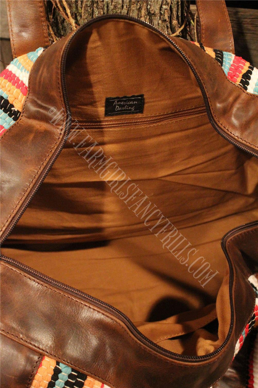 weekender bag, duffle bag, Farm Girls Fancy Frills