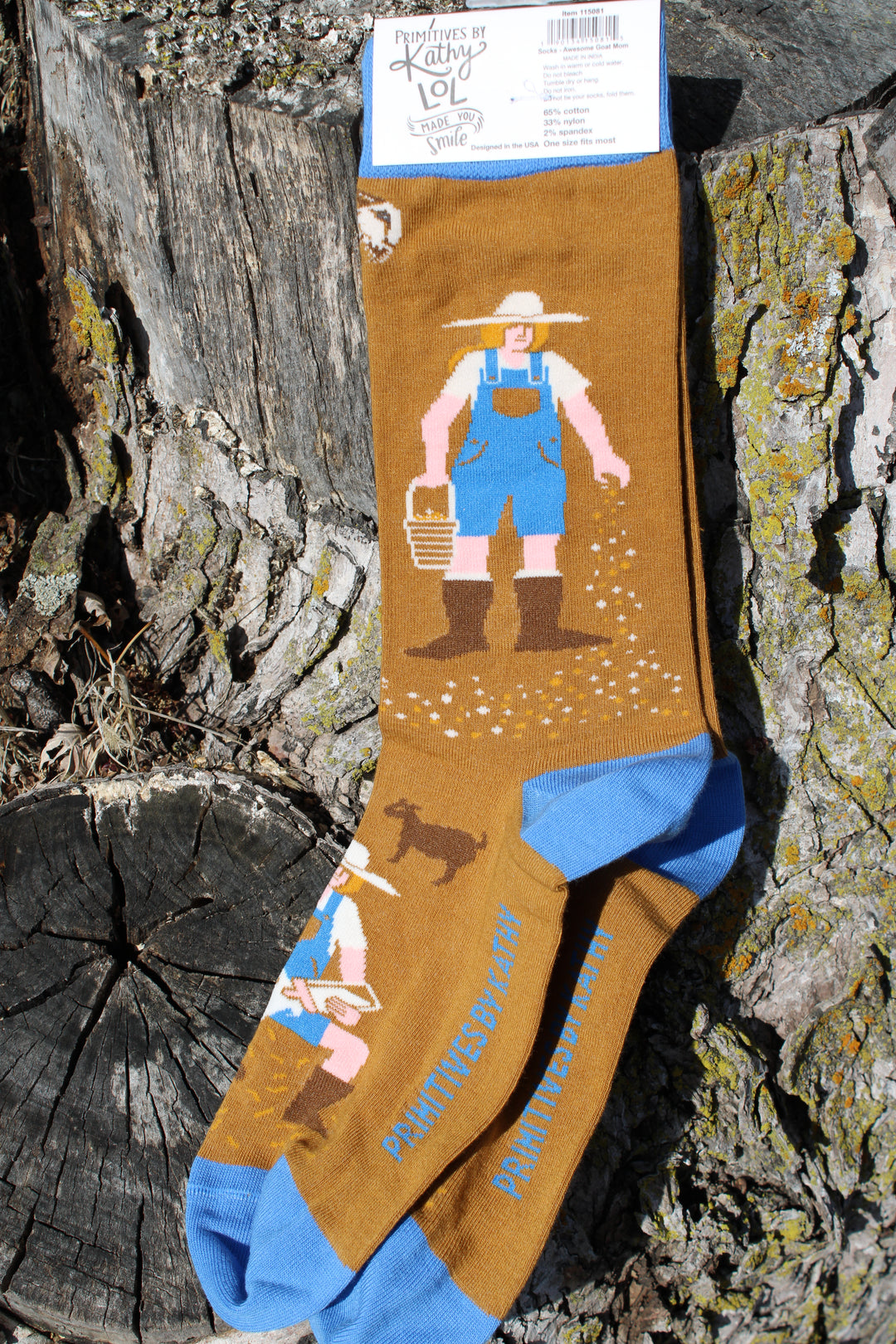 Awesome Goat Mom Socks