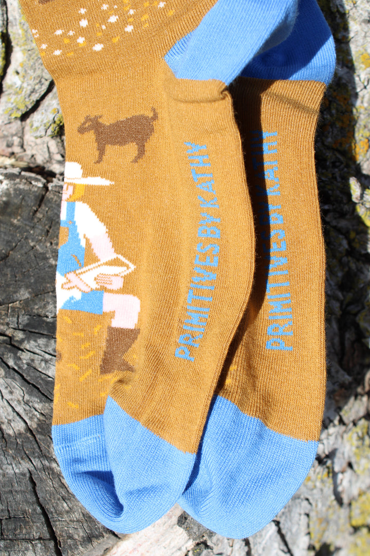 Awesome Goat Mom Socks