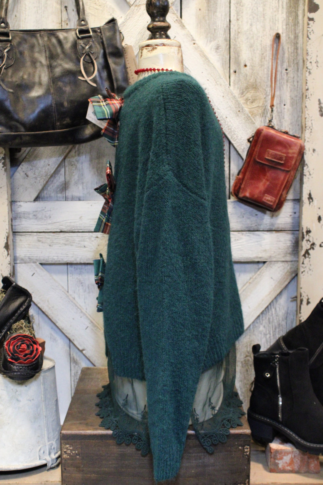 Evergreen Bows Sweater