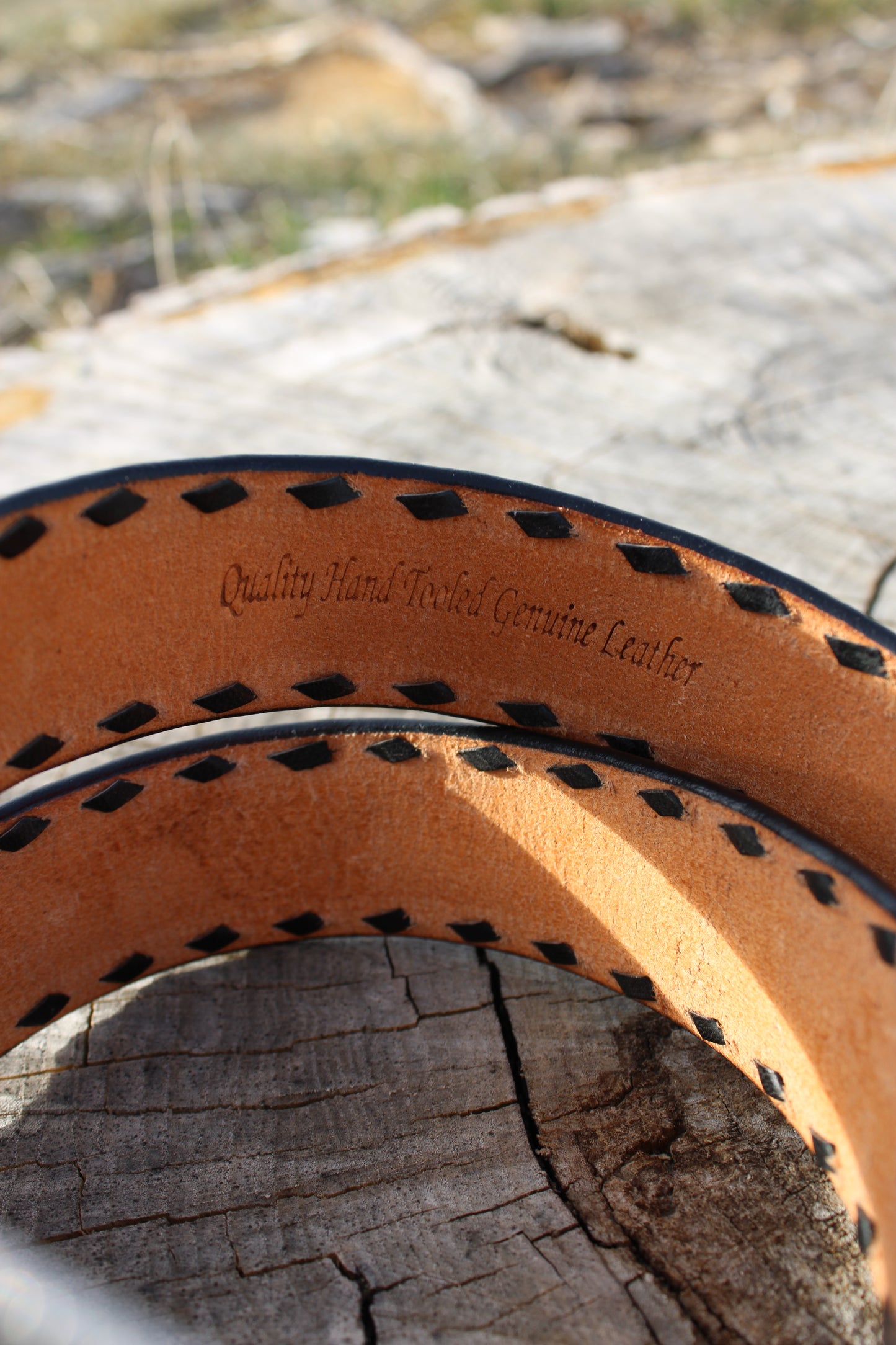 Rosy Calla Leather Belt