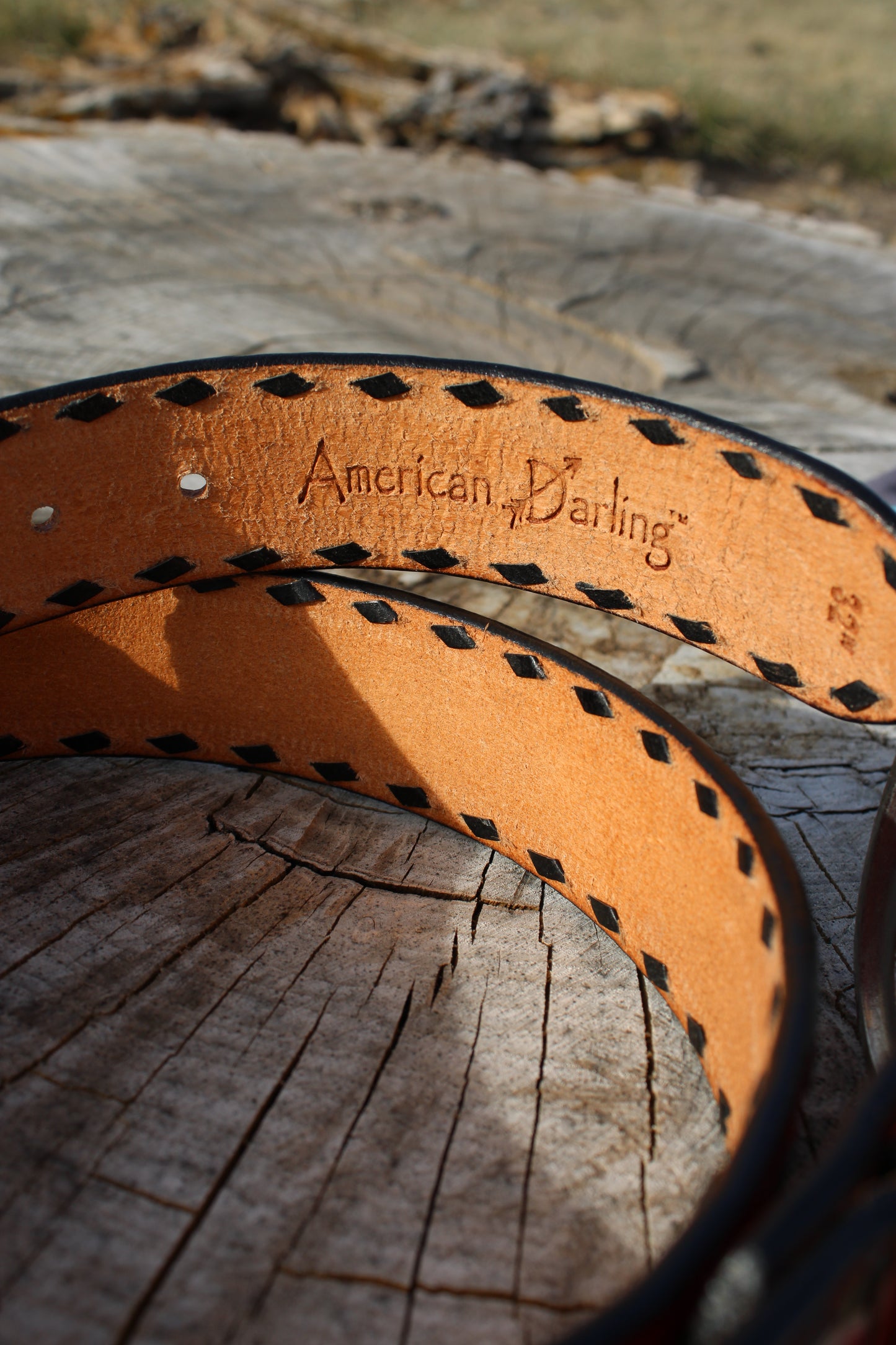 Rosy Calla Leather Belt