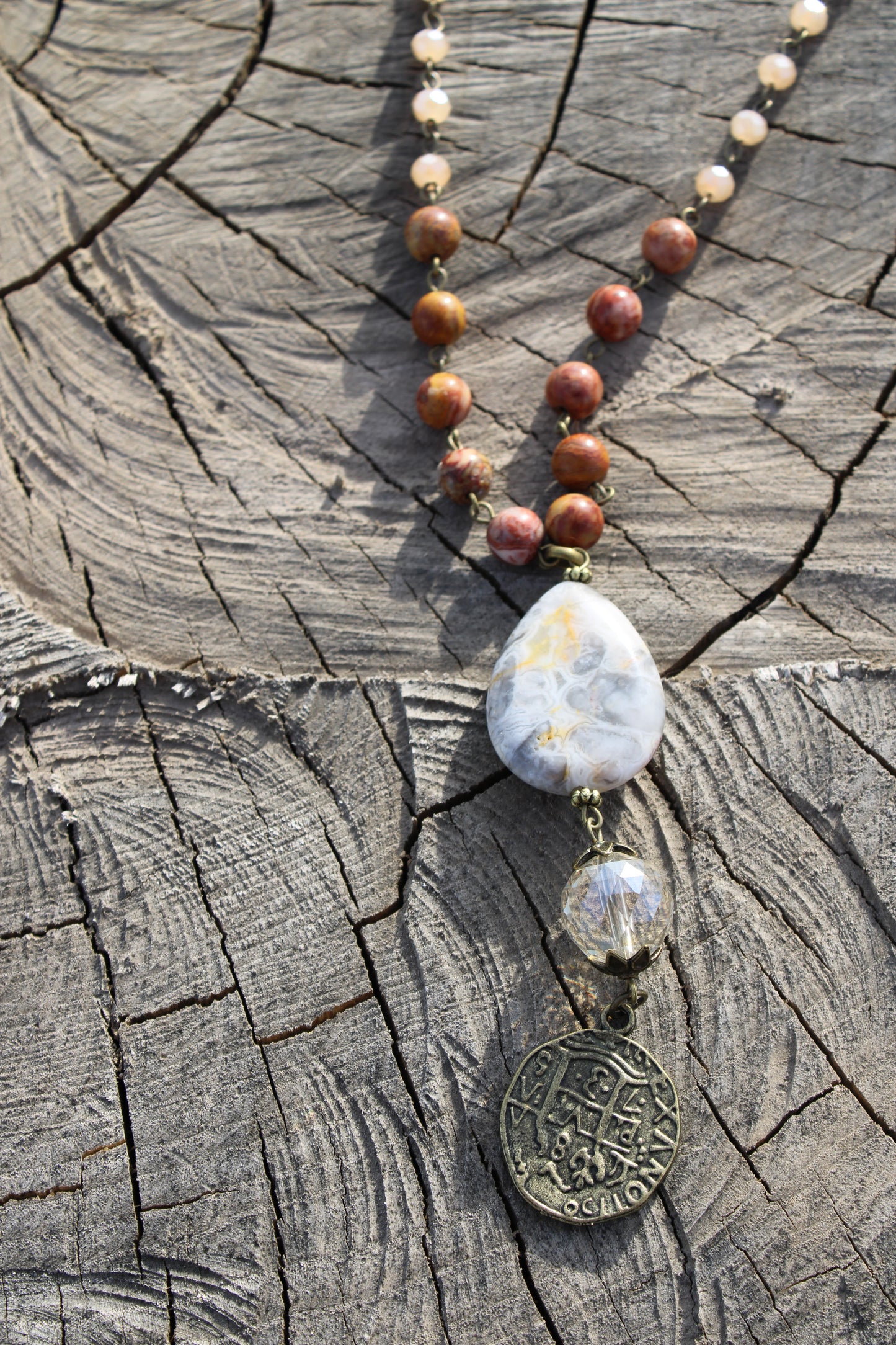 Alexis Bamboo Blush Necklace
