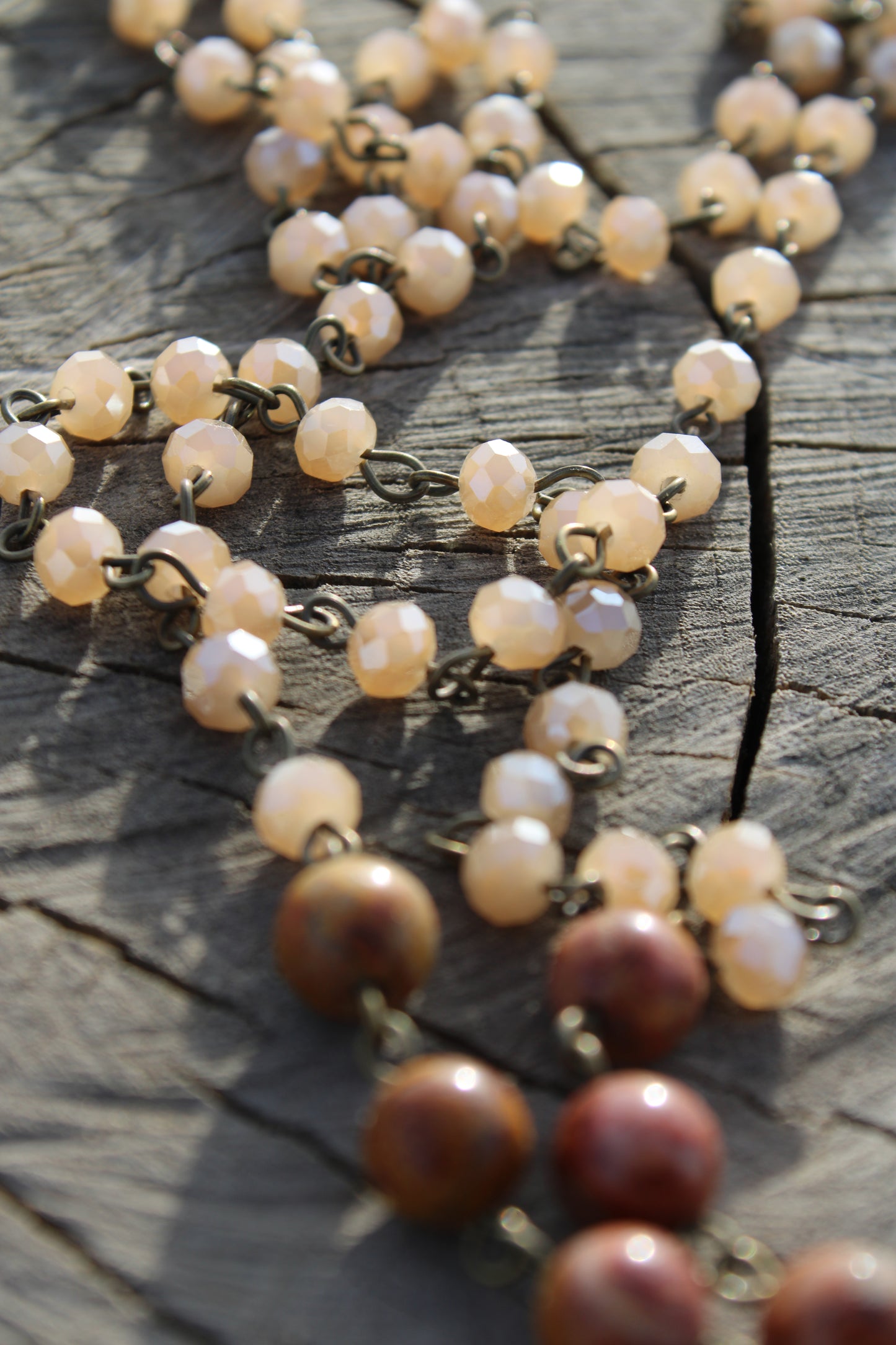 Alexis Bamboo Blush Necklace