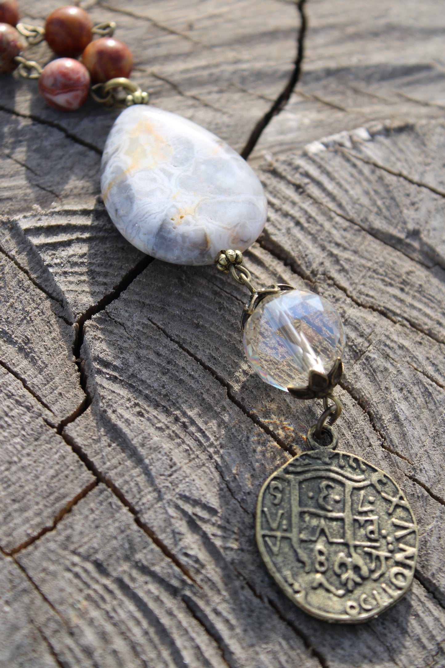 Alexis Bamboo Blush Necklace