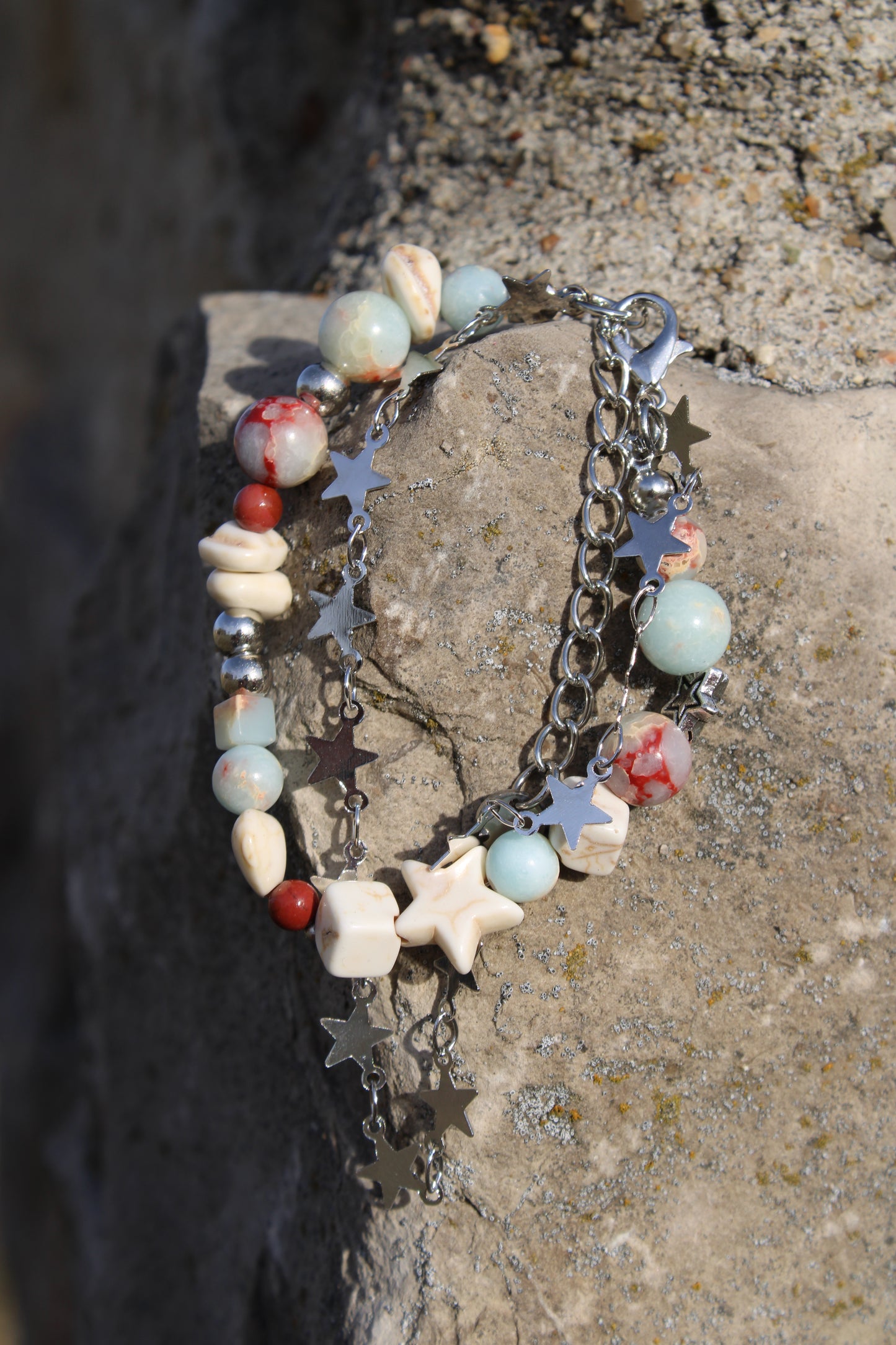 Natural Stone Neptune Bracelet
