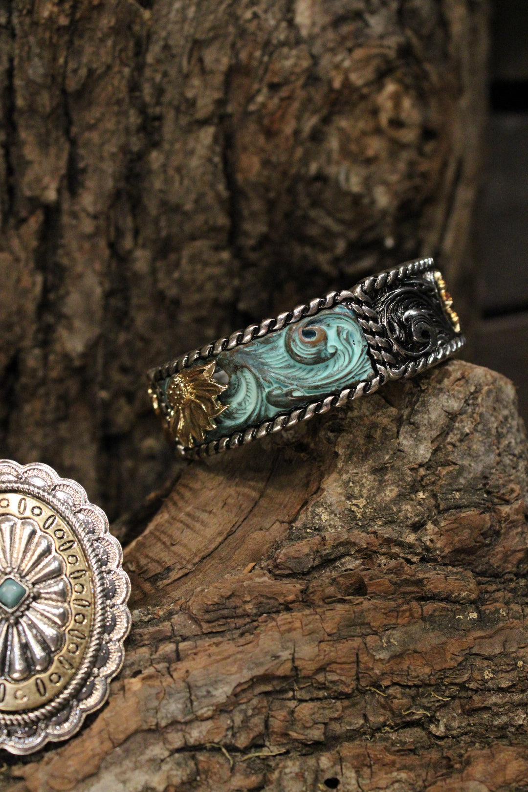 Sunflowers And Waves Bracelet