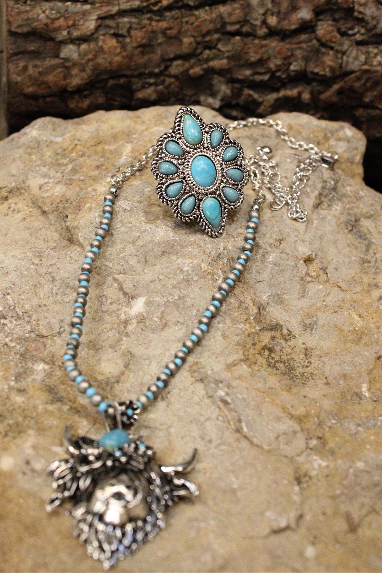 Turquoise Multi-Stone Estate Ring