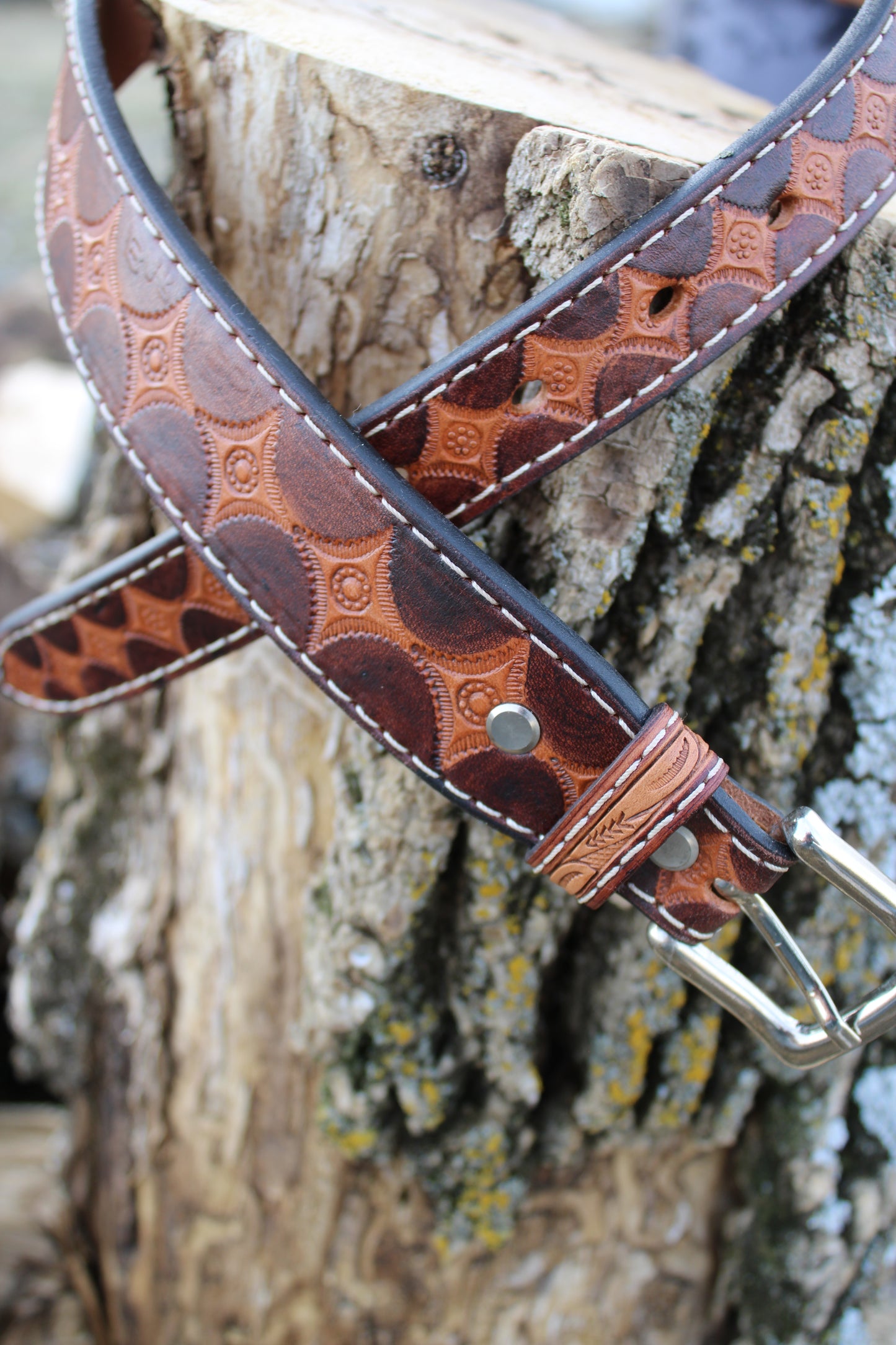 Desert Star Leather Belt