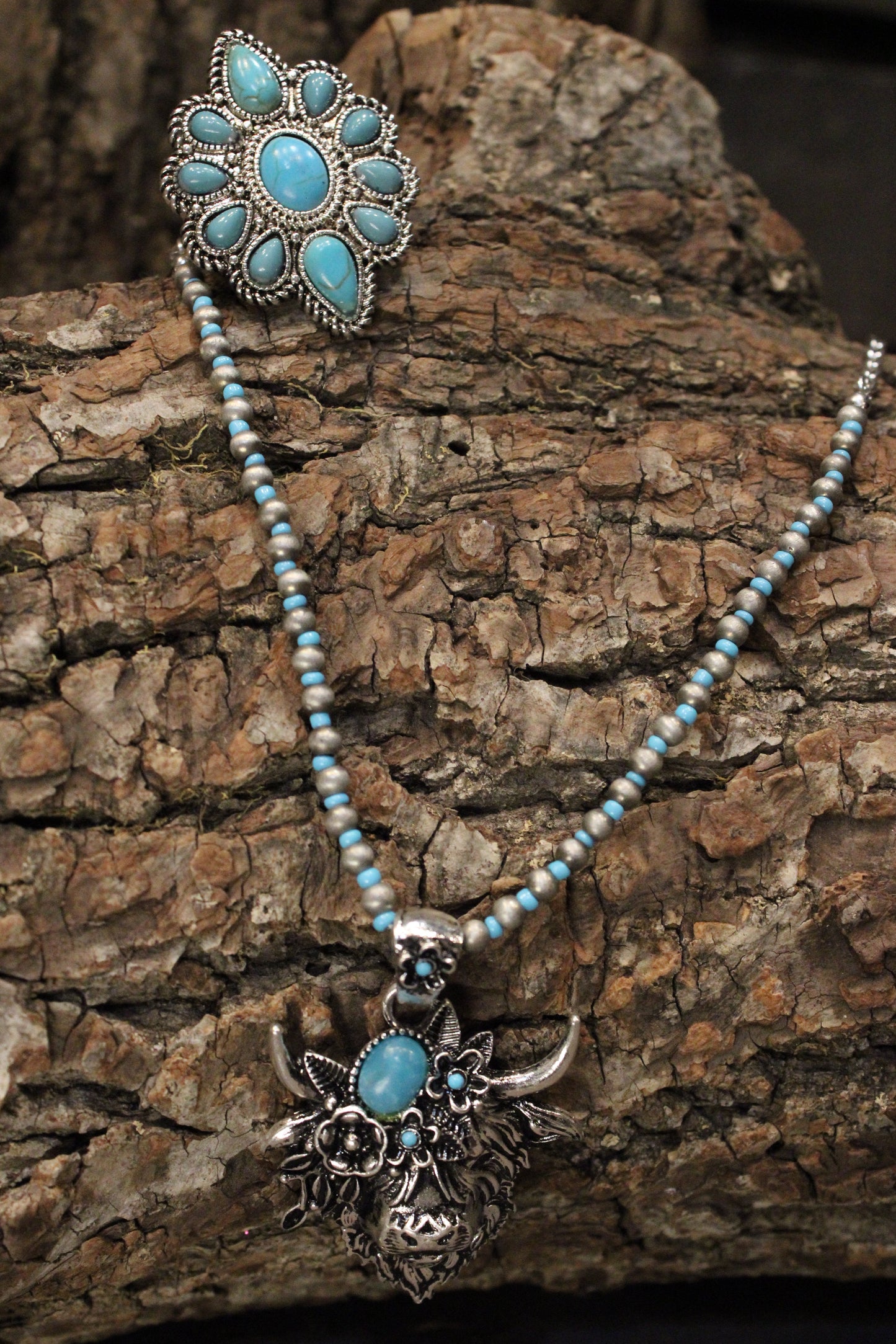 Turquoise Multi-Stone Estate Ring