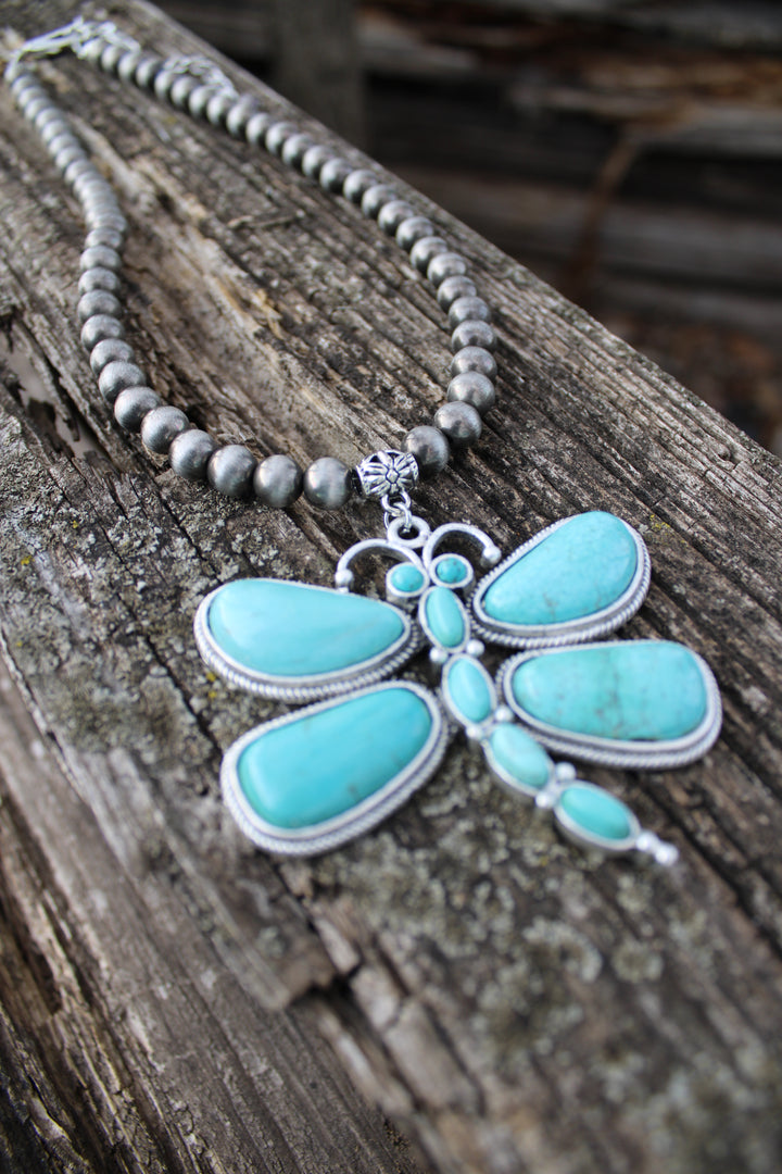Lucky Lagoon Dragonfly Necklace
