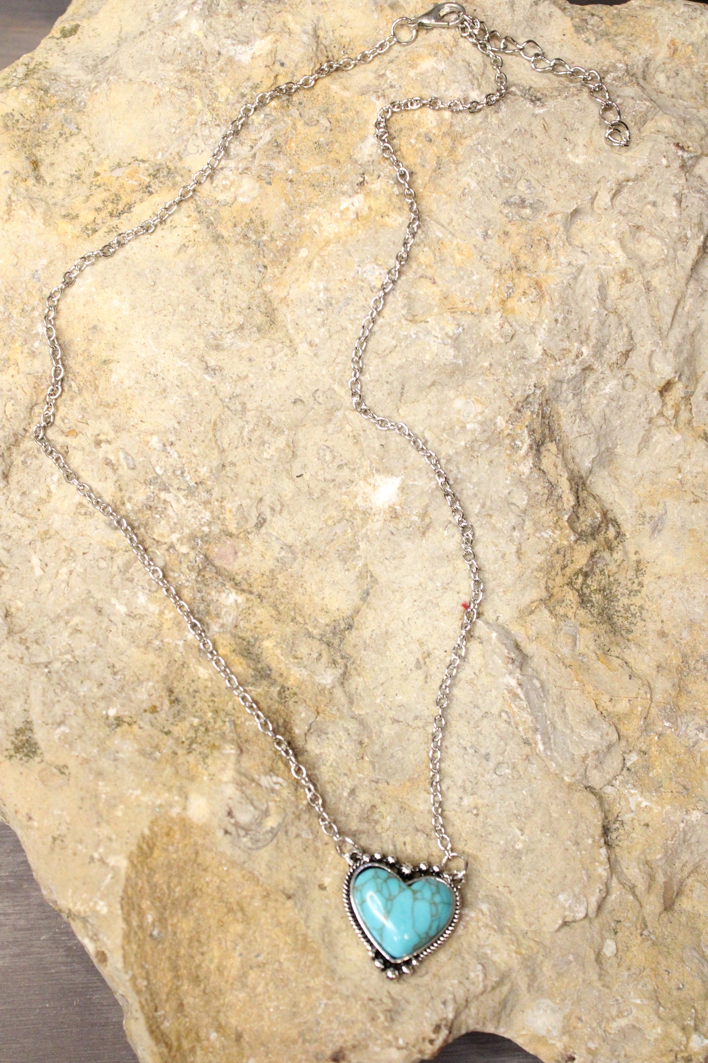 Turquoise Heart Necklace