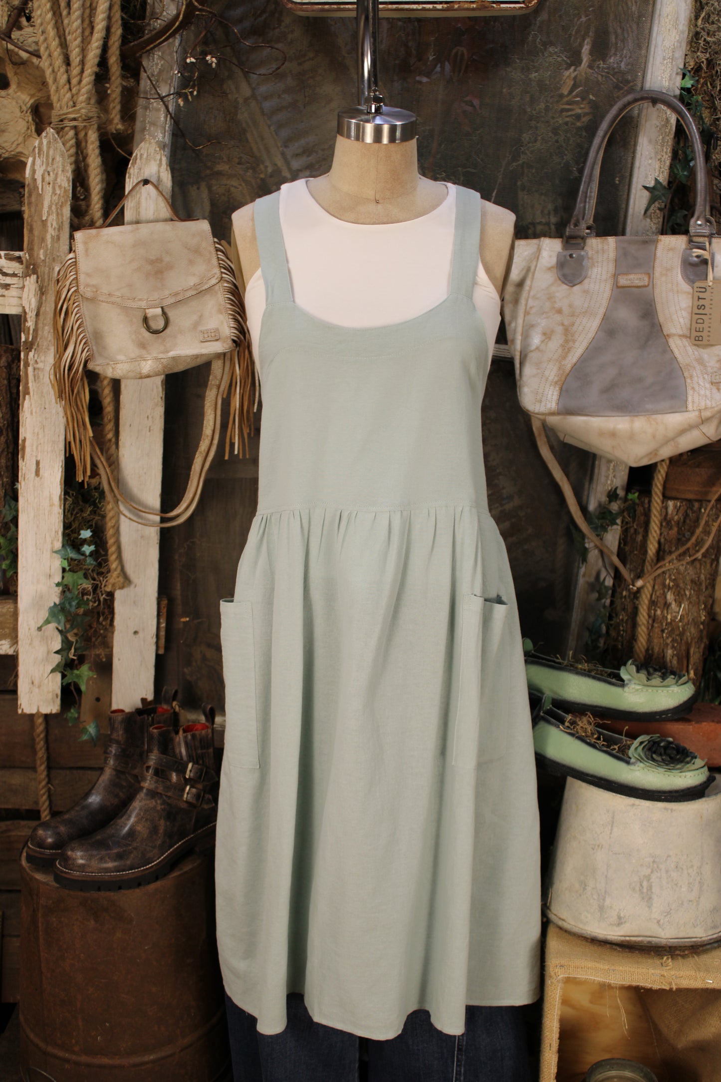 Meadow Sage Apron