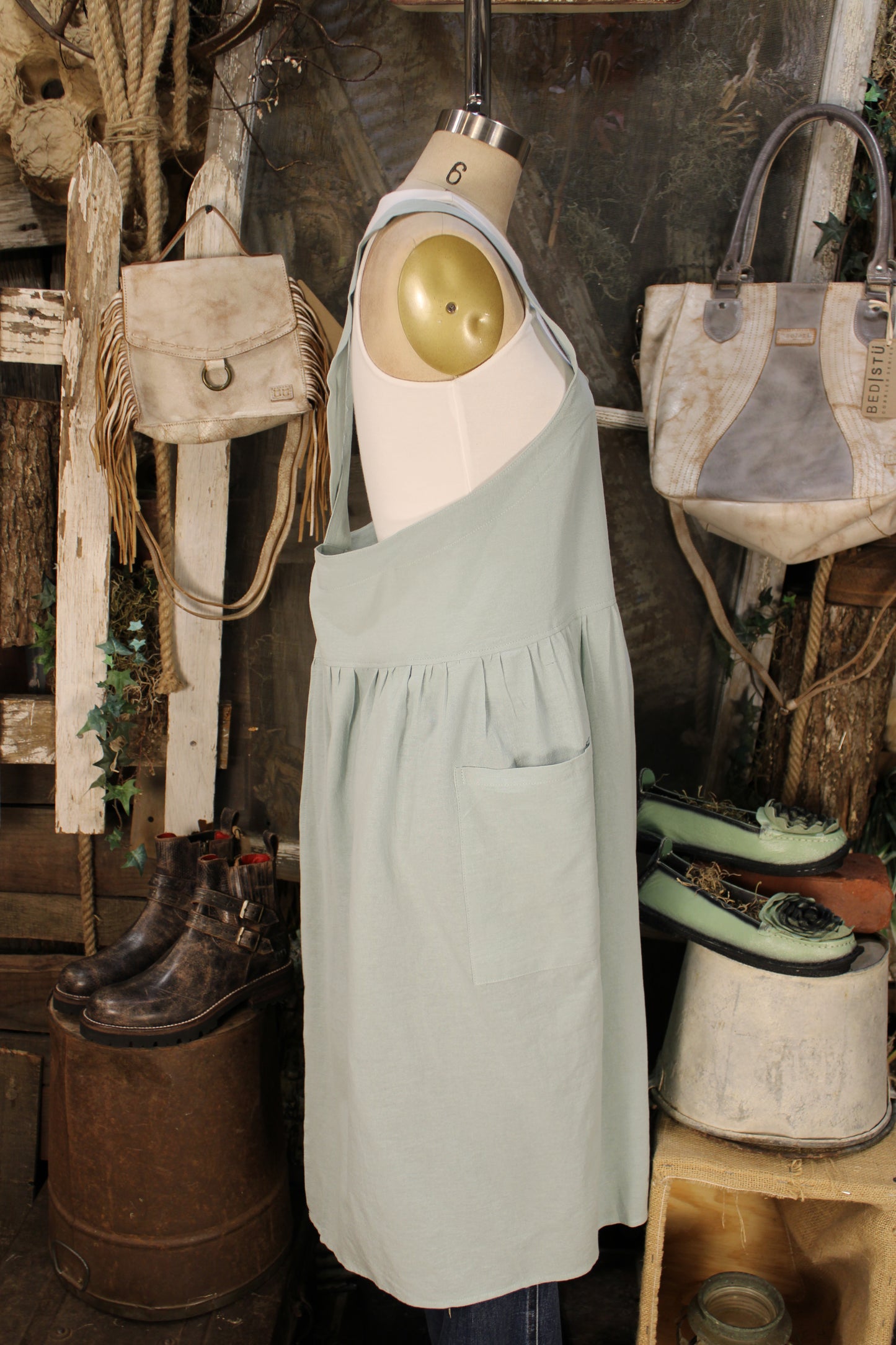 Meadow Sage Apron