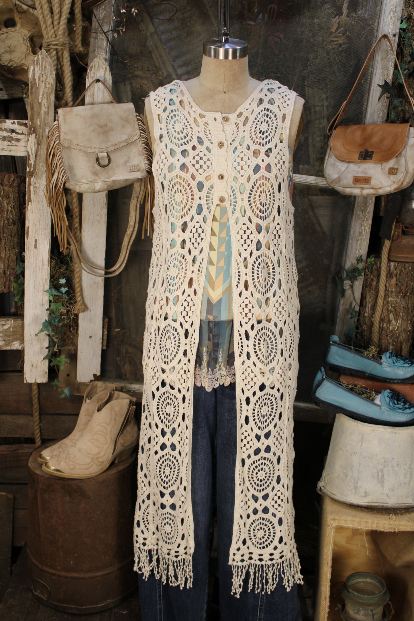 Soft Haven Crochet Duster