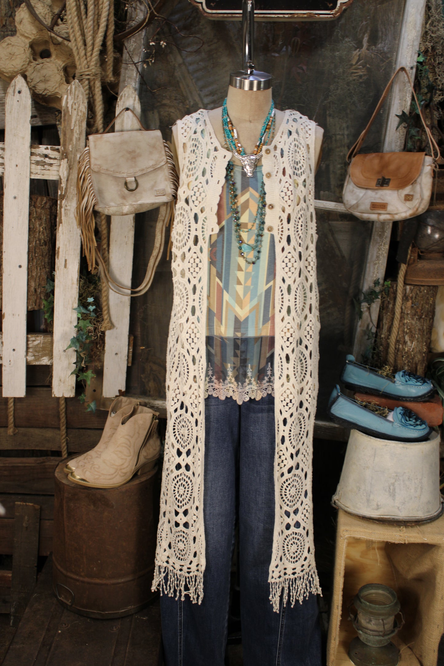 Soft Haven Crochet Duster