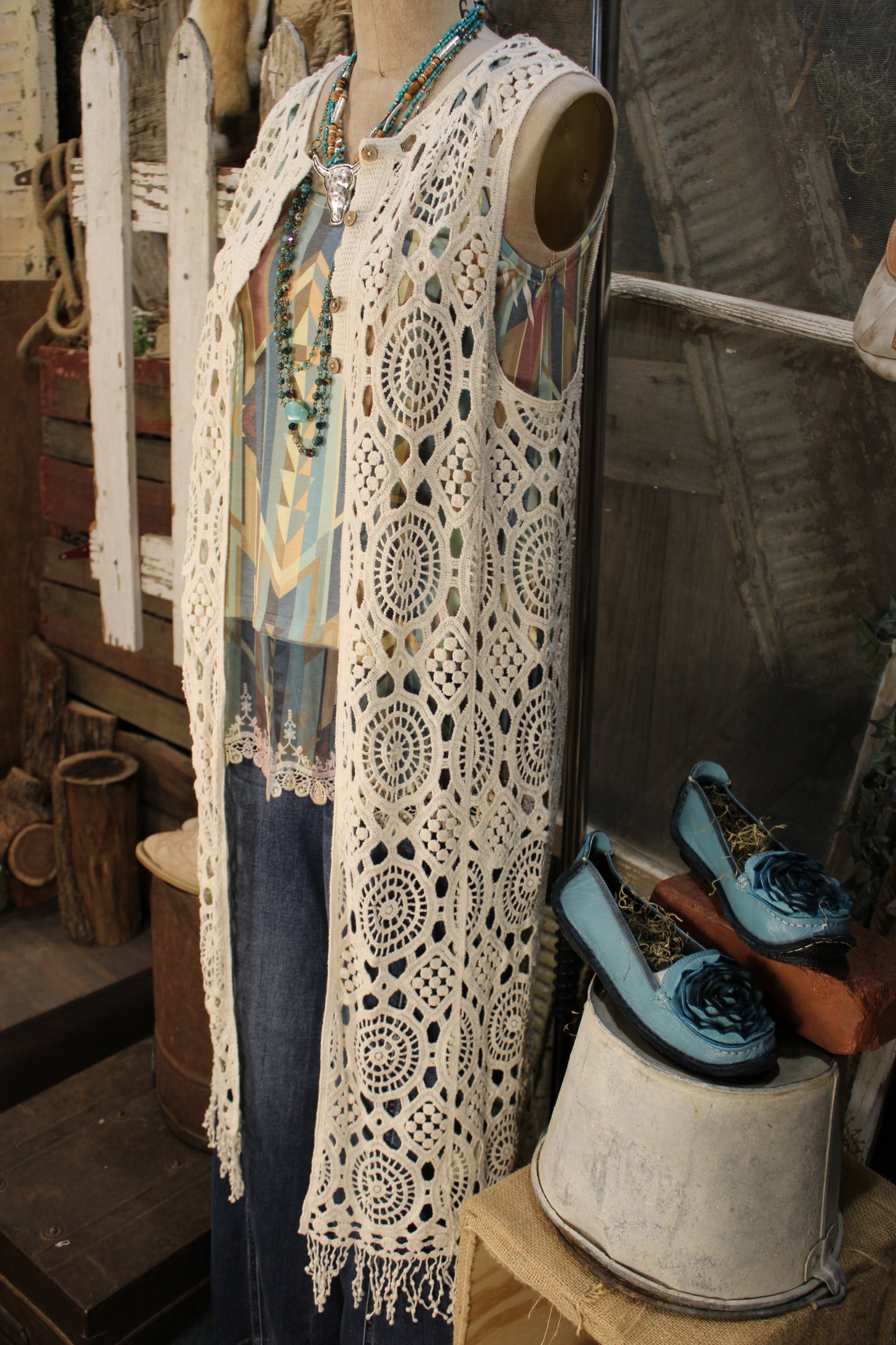 Soft Haven Crochet Duster