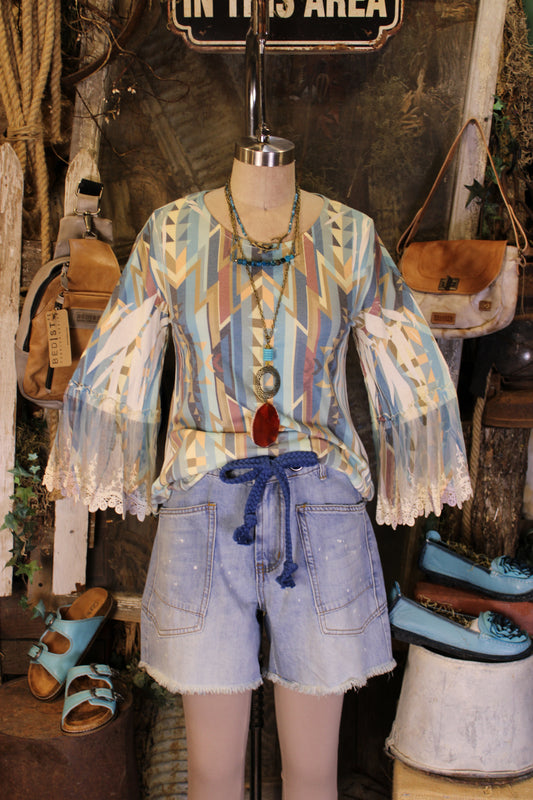 Anchors Away Denim Shorts