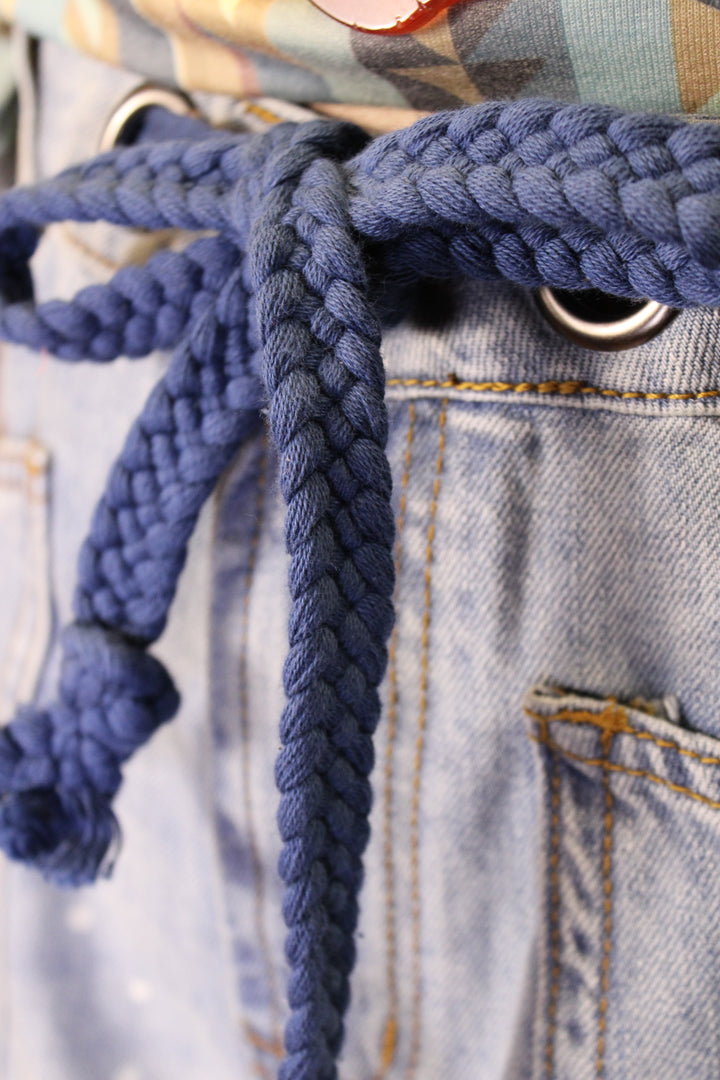 Anchors Away Denim Shorts