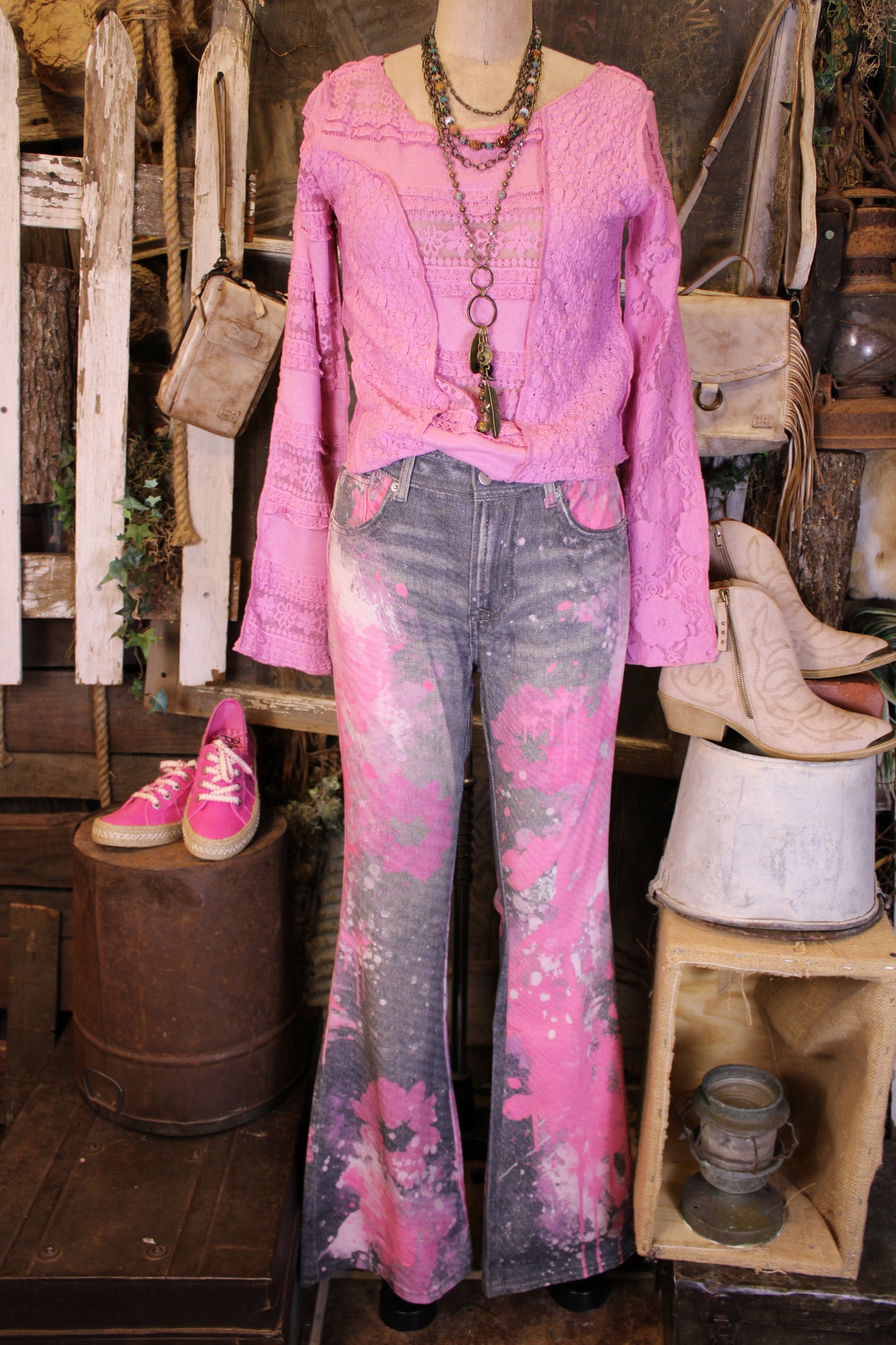Sundance Splash Flare Jeans