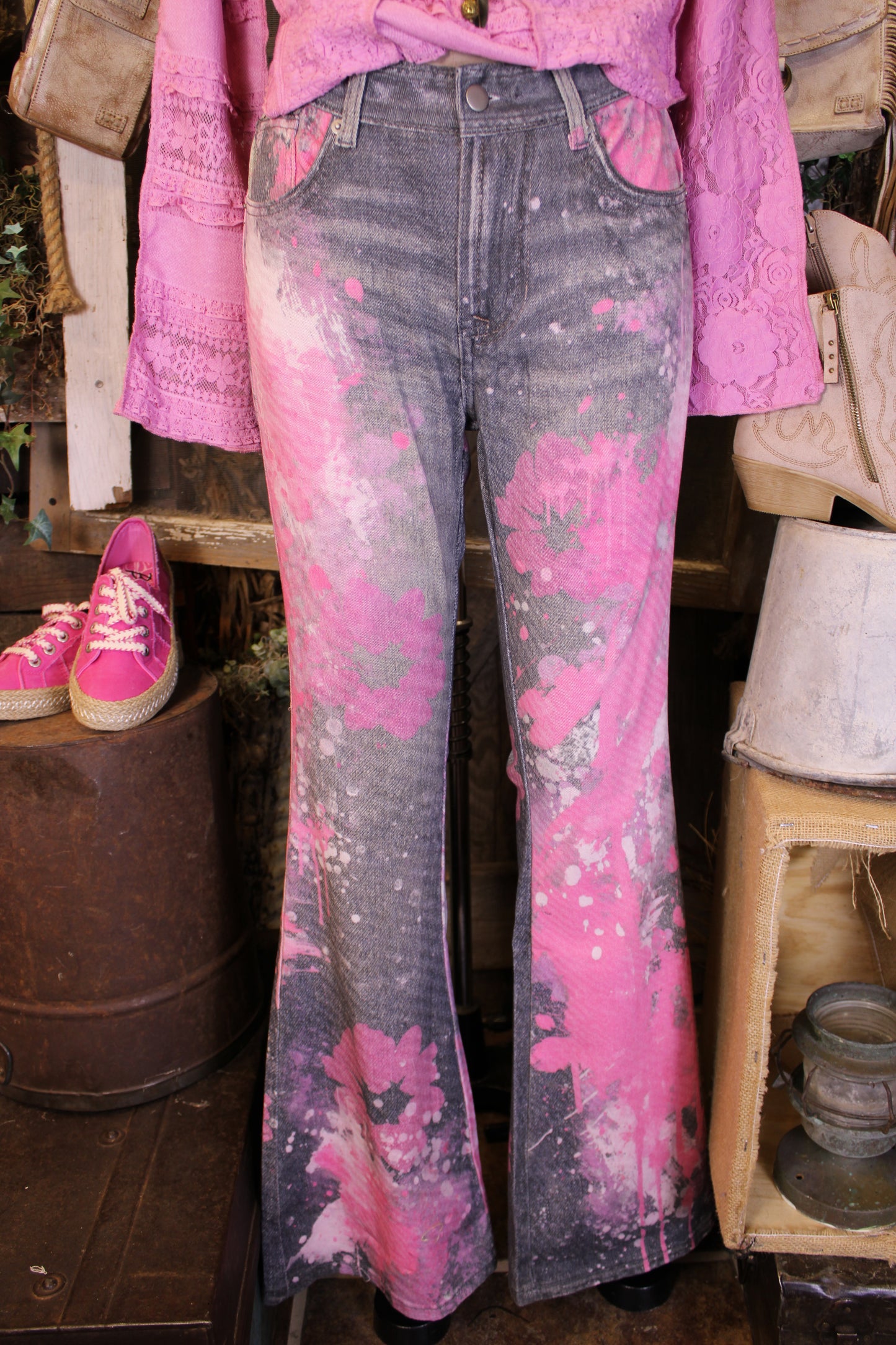 Sundance Splash Flare Jeans