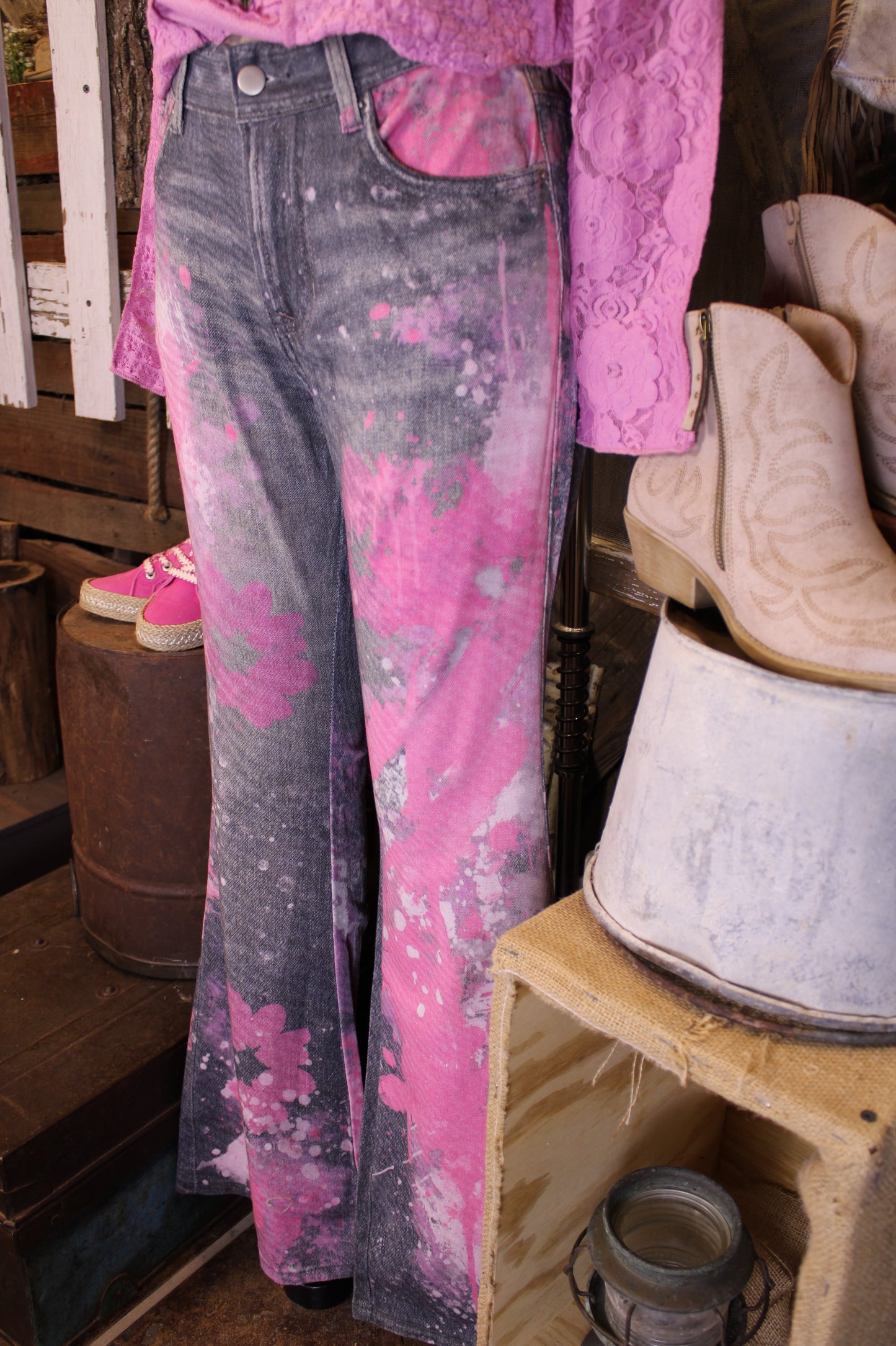 Sundance Splash Flare Jeans