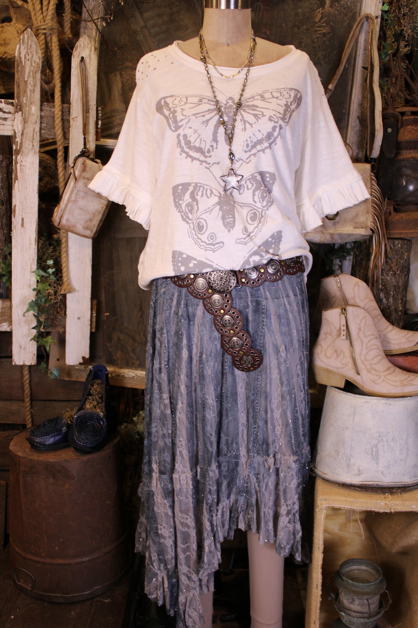 Prairie Moon Tiered Skirt