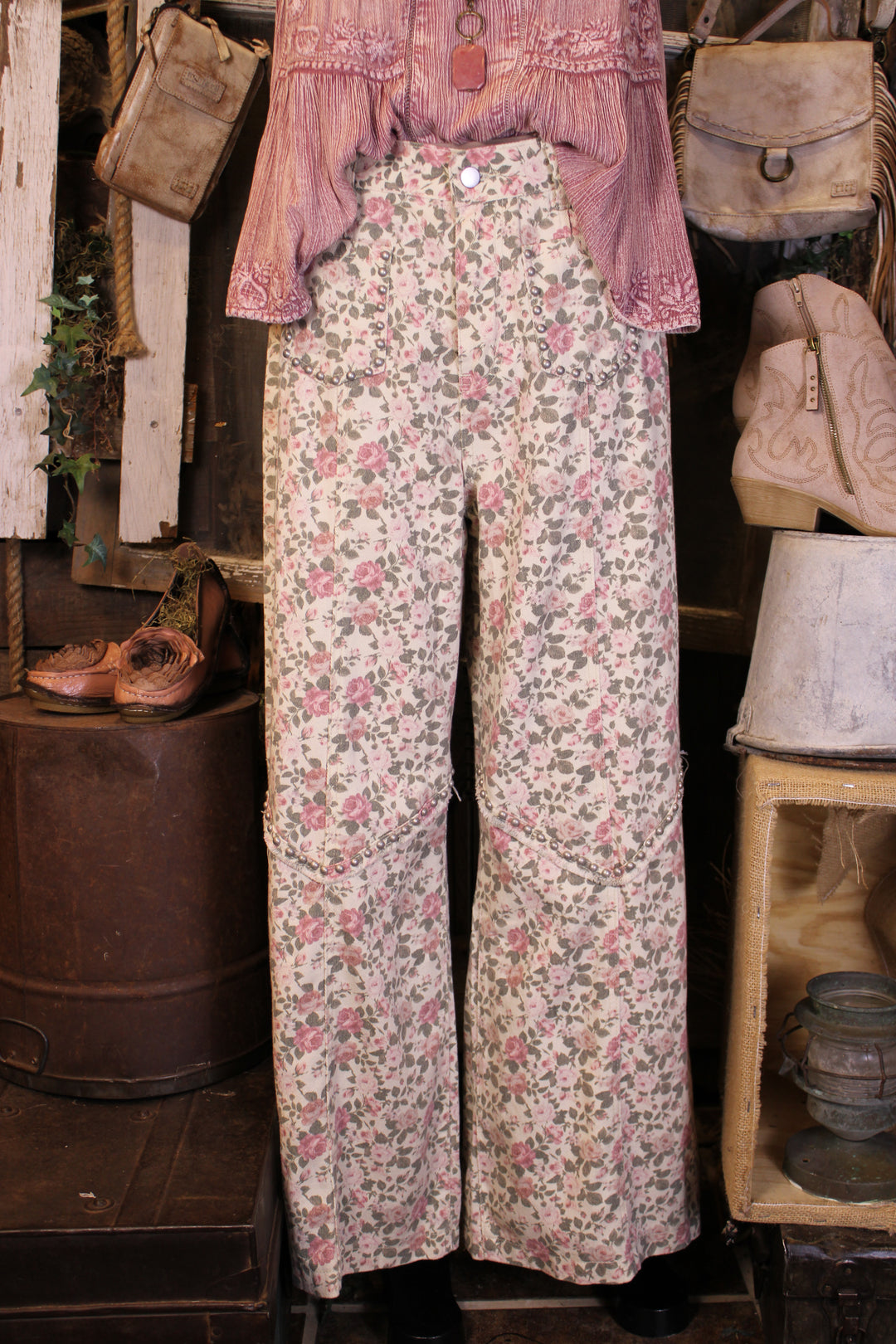 Rustic Rose Pants