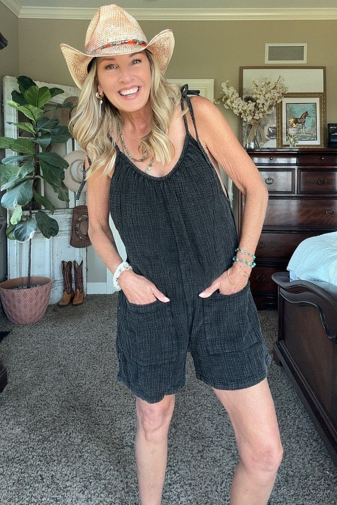 Beaumont Cotton Blend Romper