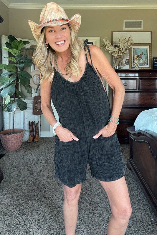 Beaumont Cotton Blend Romper