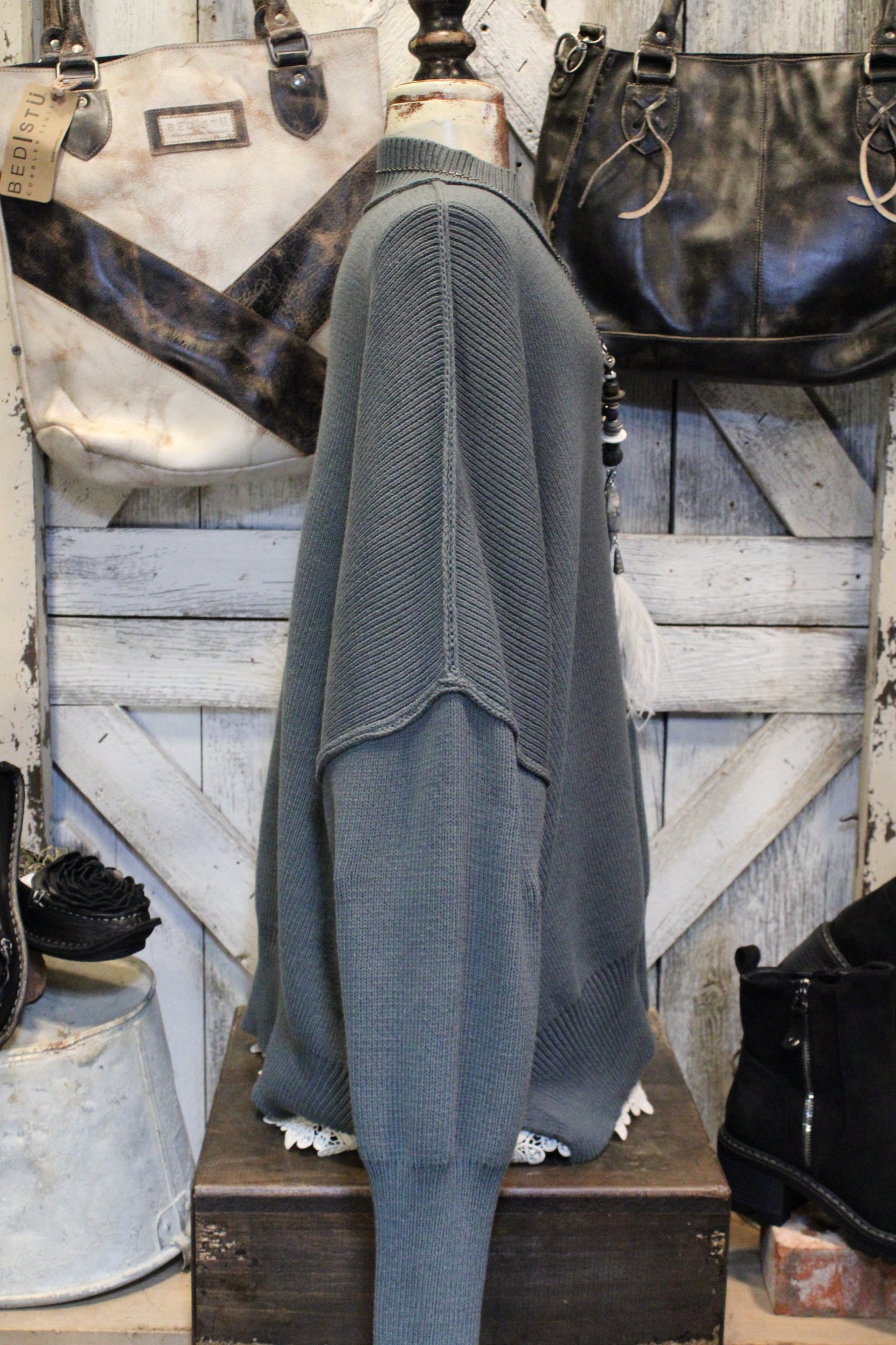 Pop Of Ash Jade Sweater