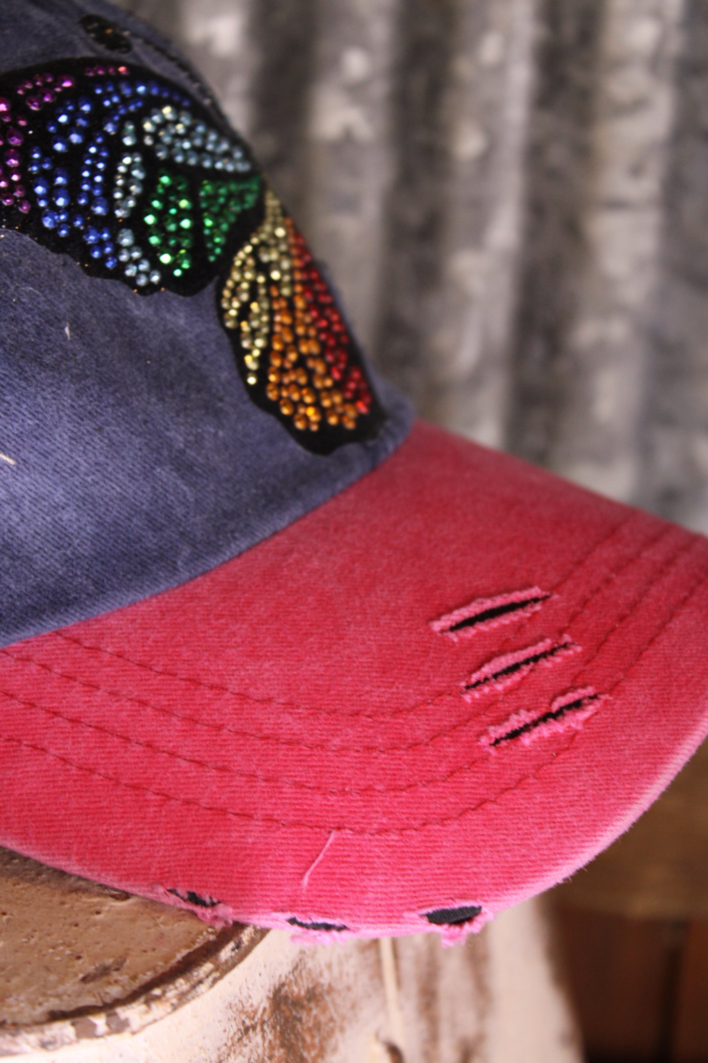 Sparkle Sky Butterfly Baseball Cap