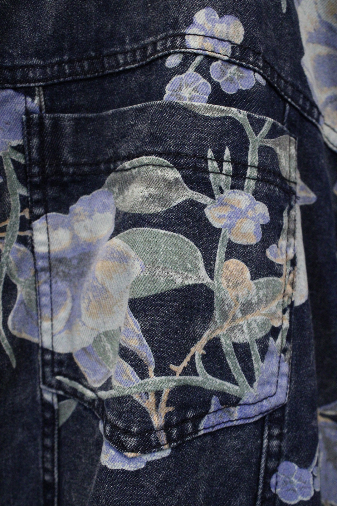 Blossom Blooms Denim Shacket