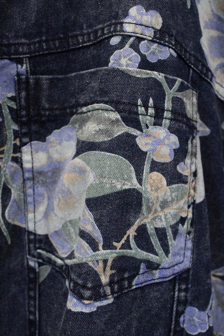 Blossom Blooms Denim Shacket