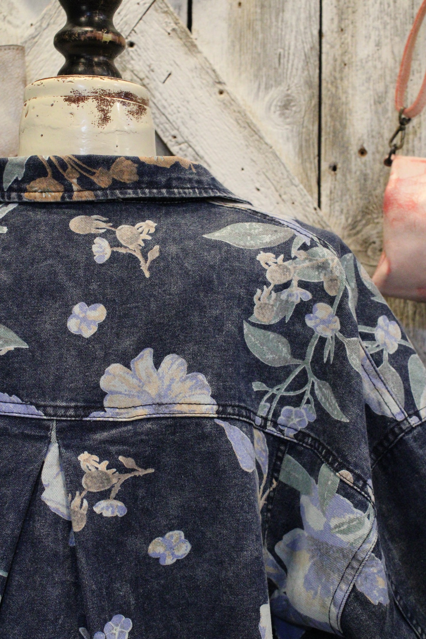 Blossom Blooms Denim Shacket