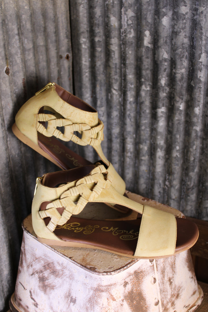 LOOP D LOOP Leather Sandals