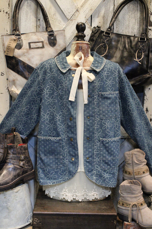 Bloom Stitch Denim Jacket