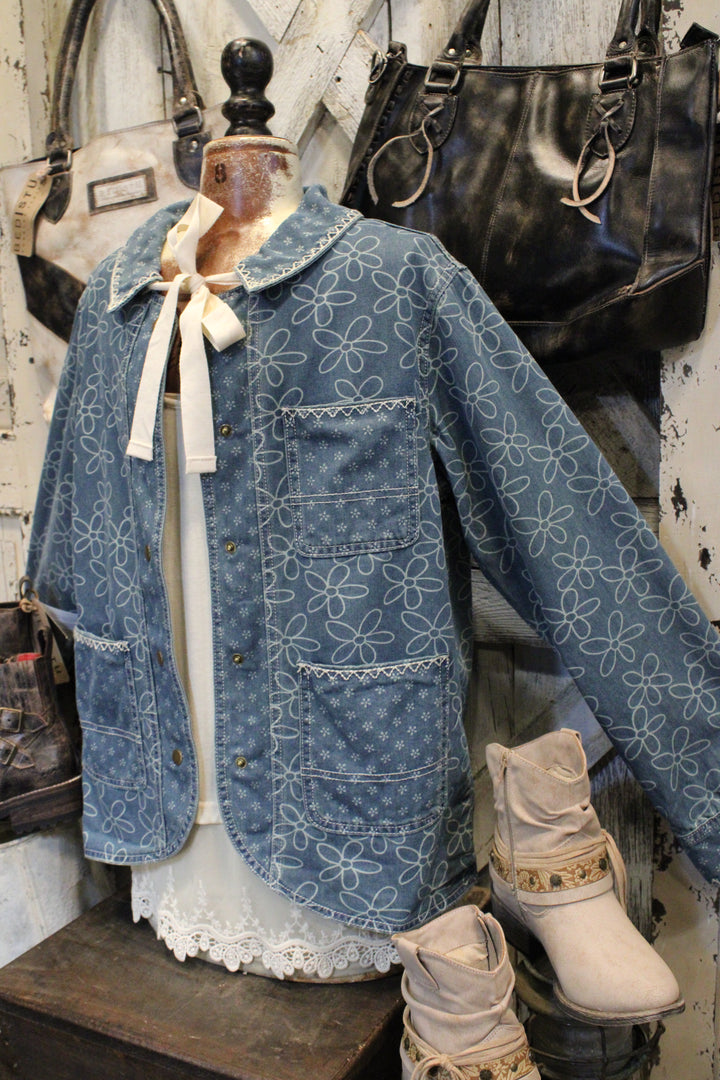Bloom Stitch Denim Jacket