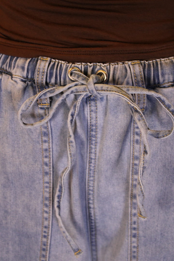 Skyline Denim Wide Leg Pants